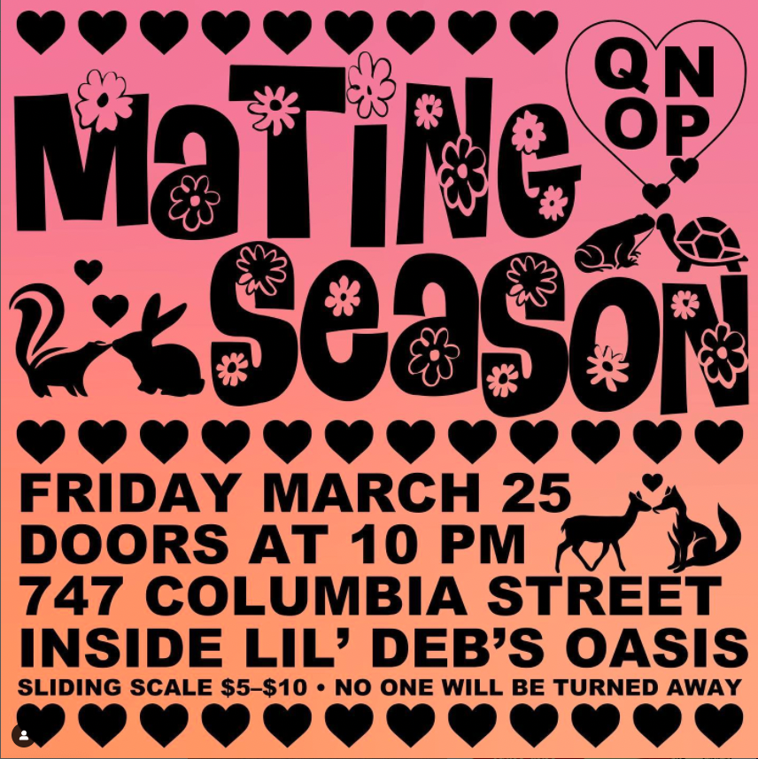 Queer Night Of Performance Mating Season Big Gay Hudson Valley