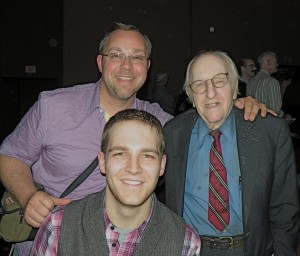 Stephan, Patrick, and Dr. Kameny last Saturday night