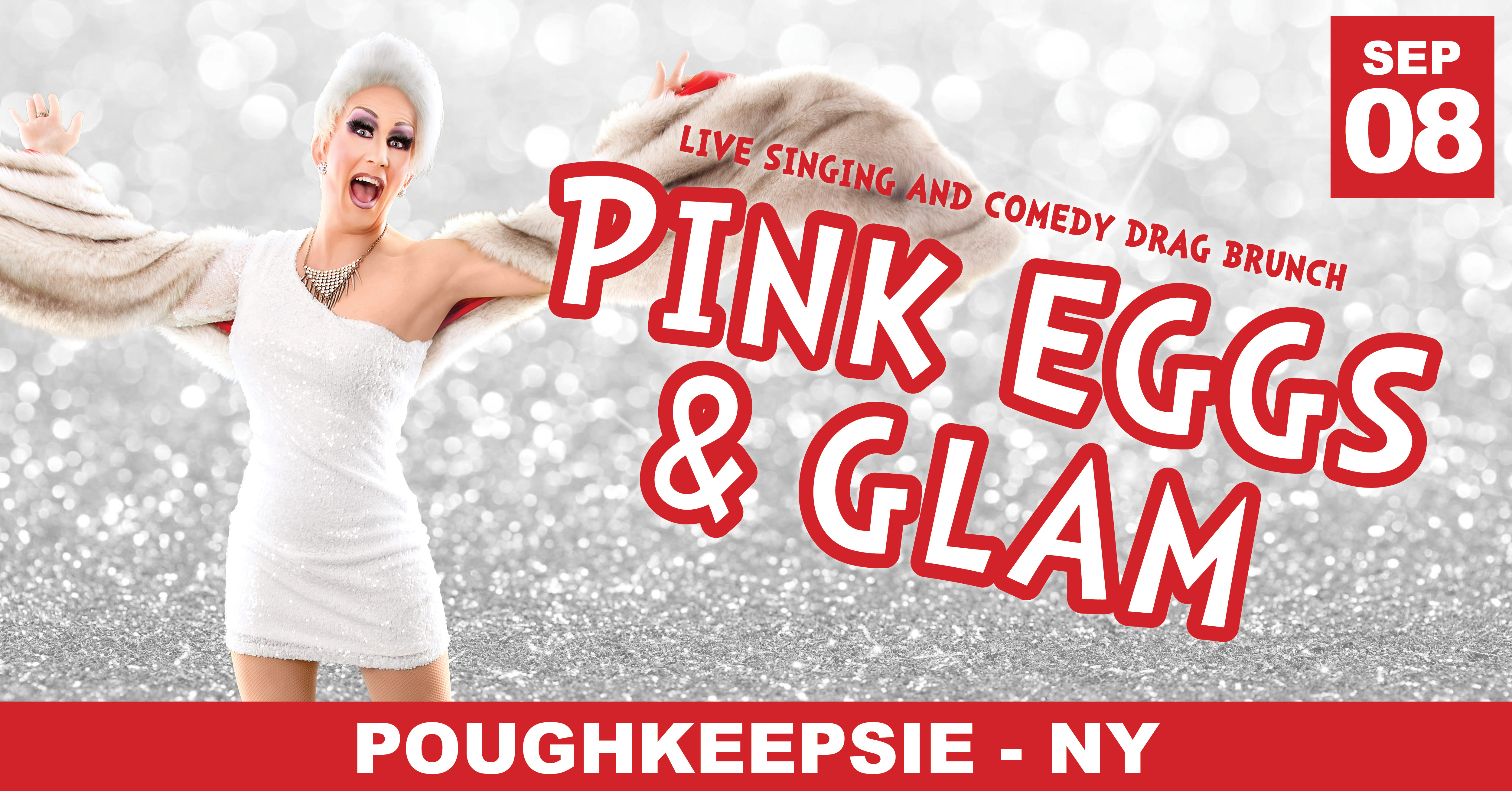 Pink Eggs & Glam Drag Brunch w/ Sutton Lee Seymour – Big Gay Hudson Valley