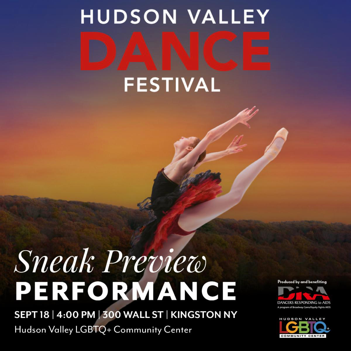 Hudson Valley Dance Festival (Sneak Preview Performance) Big Gay