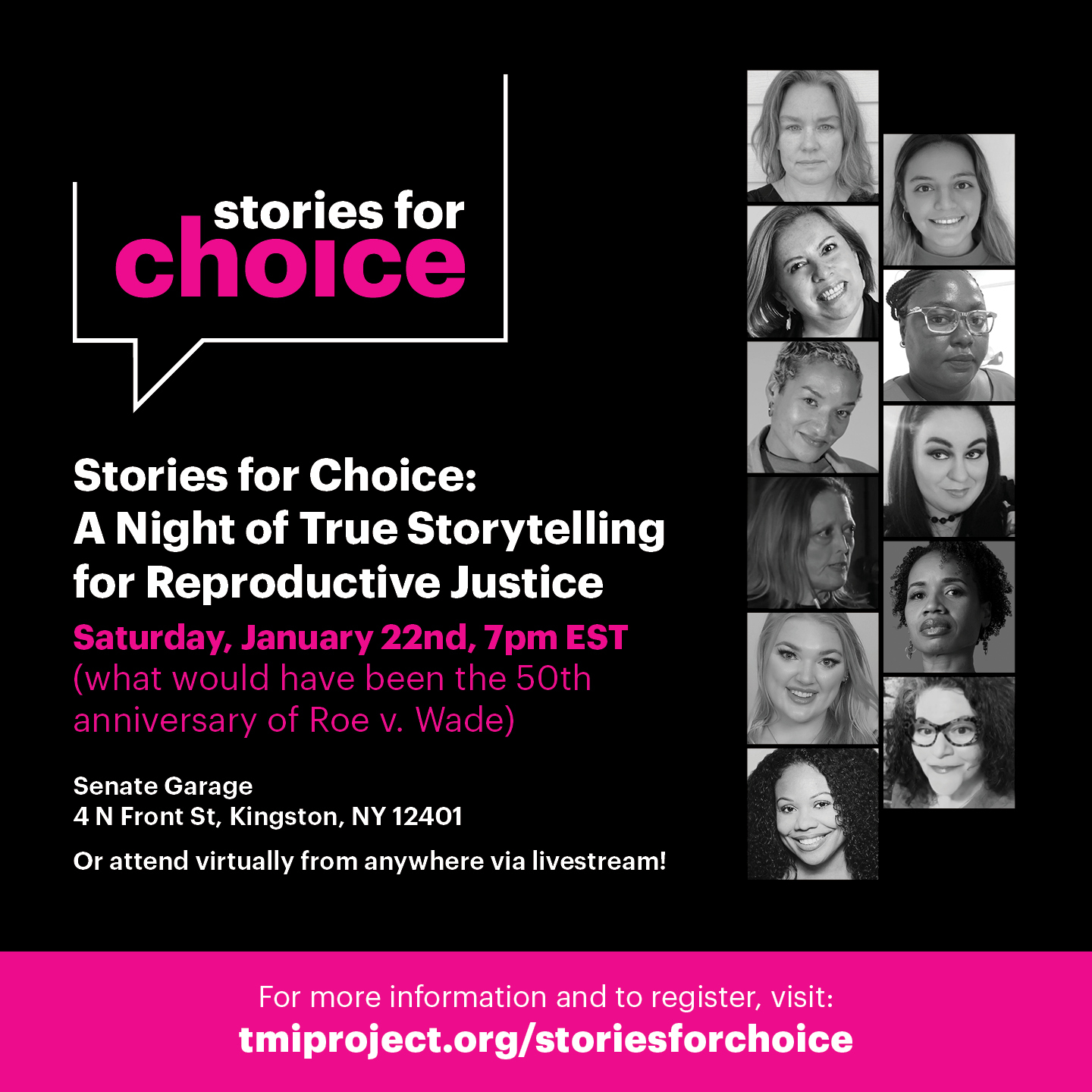 Stories for Choice: A Night of True Storytelling for Reproductive Justice – Big  Gay Hudson Valley