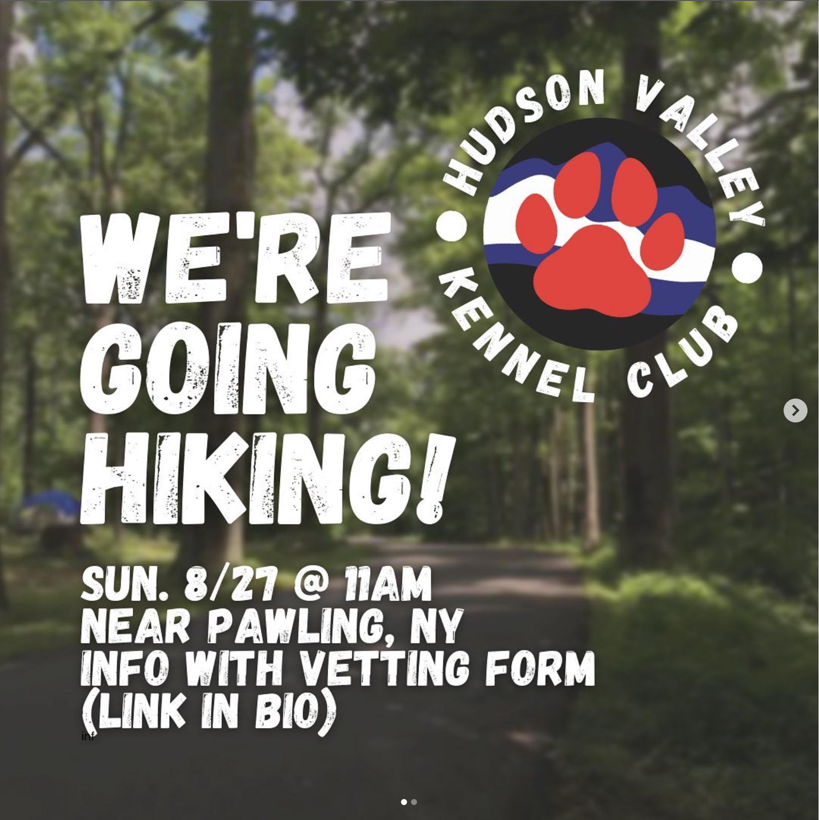 Hike with the Hudson Valley Kennel Club Big Gay Hudson Valley