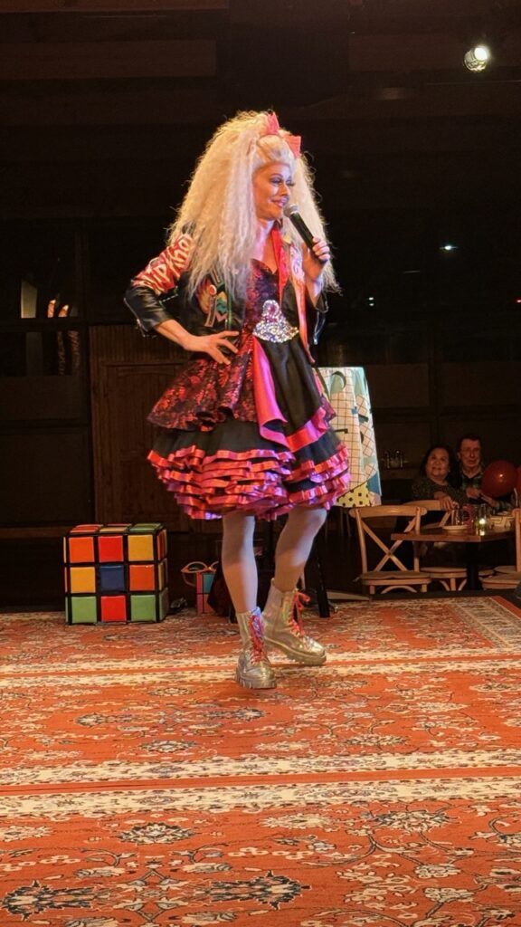 Paige Turner Drag me to the 80s Recap – 7 Large