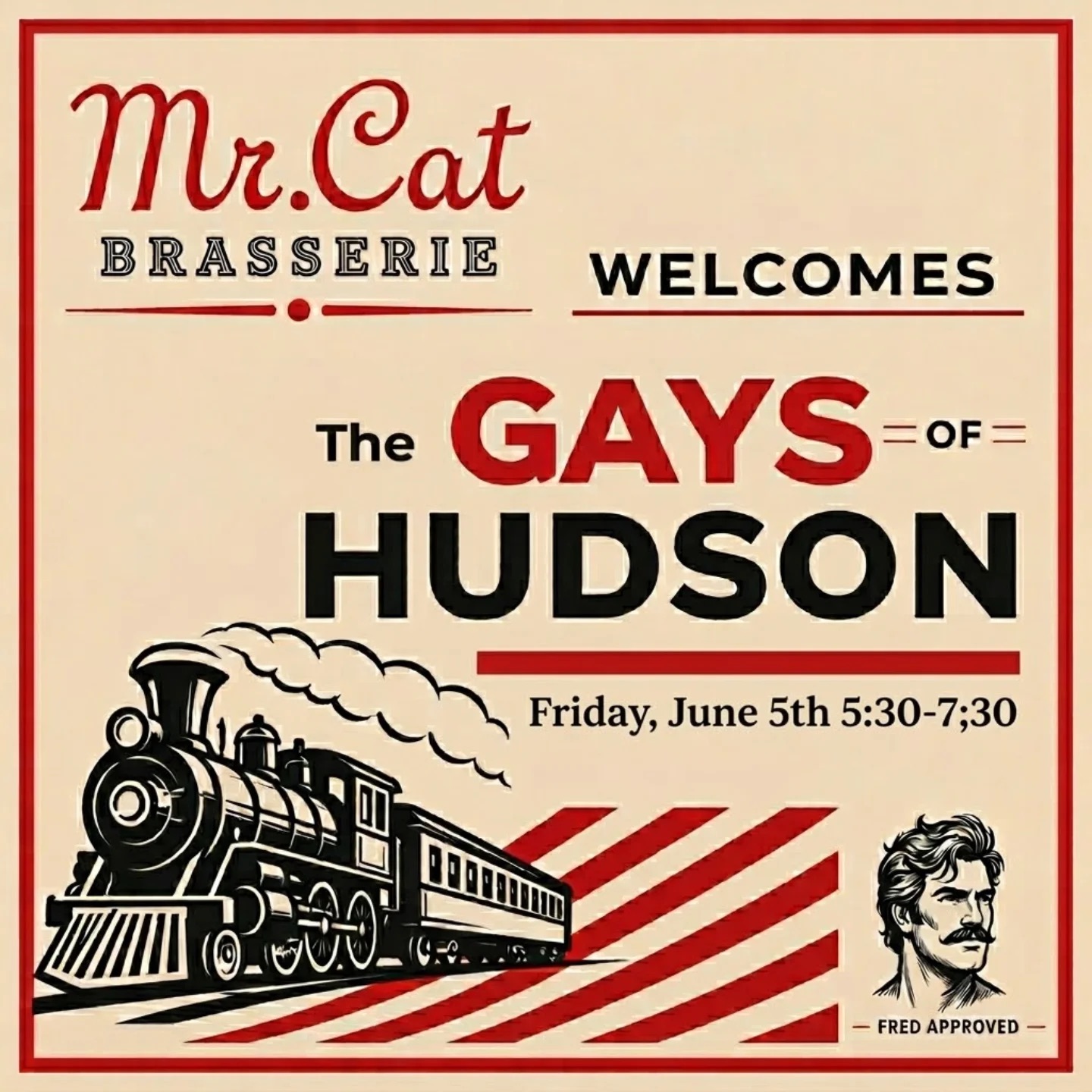 Gays of Hudson Meetup June 5 2026